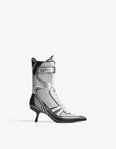 Zara Ботильоны на каблуке в футбольном стиле