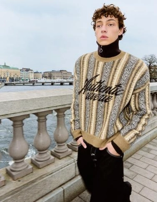 Zara Свитер с принтом купить с доставкой.