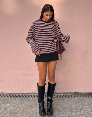 Zara Лонгслив с принтом