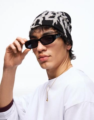 Zara Солнцезащитные очки в овальной пластиковой оправе