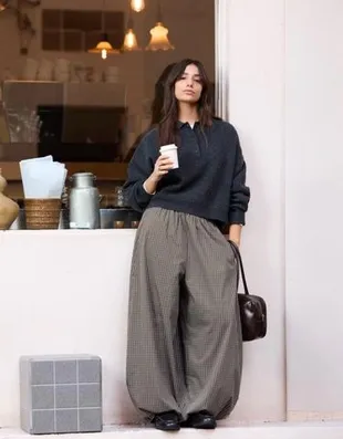 Брюки-блумеры из поплина- Заказать в России