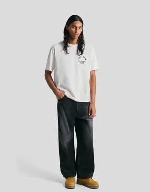 Футболка с коротким рукавом и принтом- Заказать в России