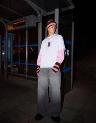 Zara Футболка с коротким рукавом и принтом