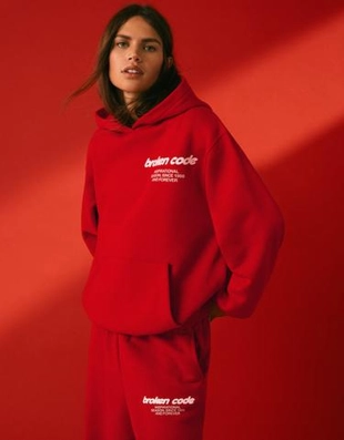 Zara Худи с принтом