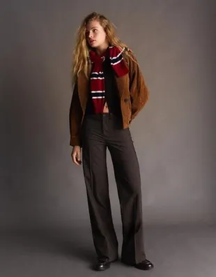 Брюки с широкими штанинами