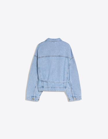 Zara Джинсовая куртка оверсайз