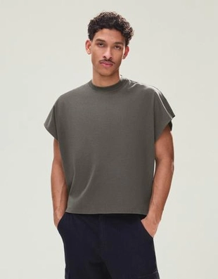 Zara Майка оверсайз с принтом