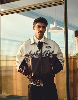 Zara Куртка из искусственной кожи в стиле колор-блок