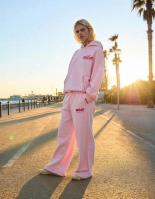 Zara Брюки из мягкой ткани свободного кроя с принтом