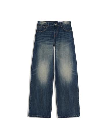 Zara Джинсы-бойфренды с низкой посадкой и вышивкой