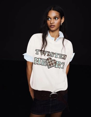 Zara Футболка с нашивкой