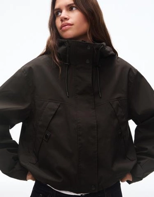 Zara TECHNICAL JACKET WITH WATER-RESISTANT & WINTER-RESISTANT HOOD