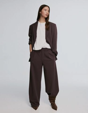 Zara Двубортный блейзер в полоску купить с доставкой.