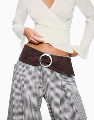 Zara Ремень из искусственной замши купить с доставкой.