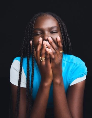 Zara Набор из 9 колец со стразами