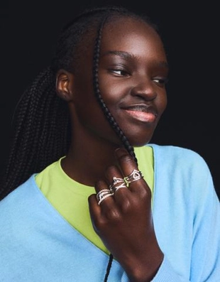 Zara Набор из девяти тонких колец