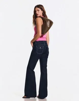 Сумка-мешок из искусственной кожи с заклепками