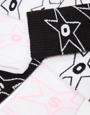 Zara Набор из 3 пар носков с принтом купить с доставкой.