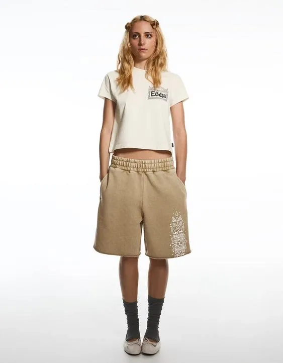 Футболка классического кроя Aries x Bershka- Заказать в России