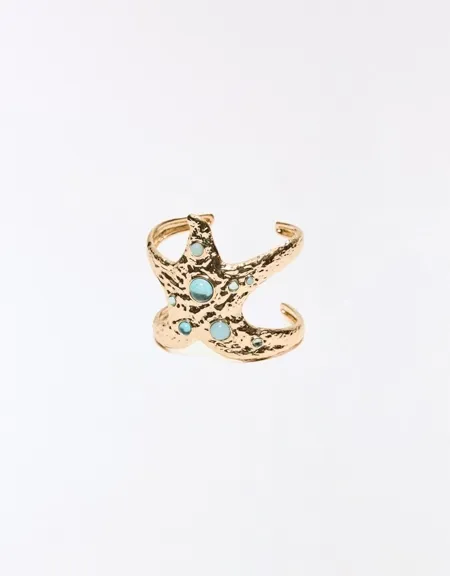 Starfish cuff bracelet- Заказать в России