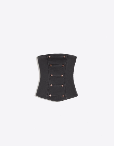 Zara Топ бандо на пуговицах