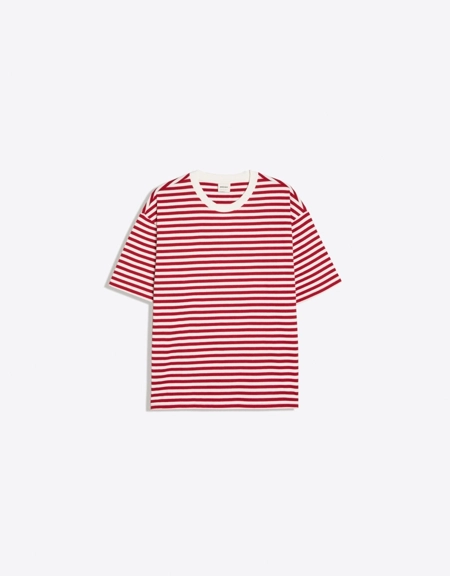 Zara Футболка свободного кроя в полоску