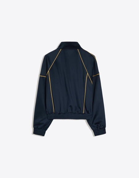 Zara Куртка с контрастным воротником-стойкой