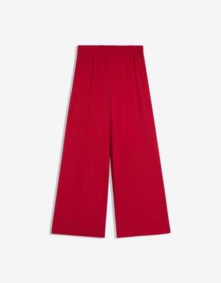 Zara Брюки в стиле рустик с широкими штанинами и складками