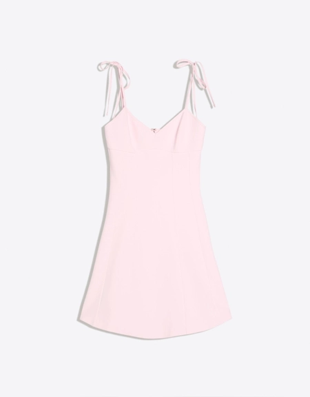 Zara Мини-платье на бретелях с бантами