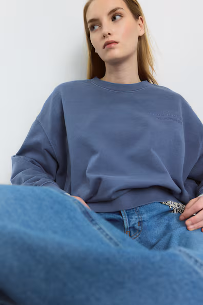 Свитшот с текстовым принтом H&M