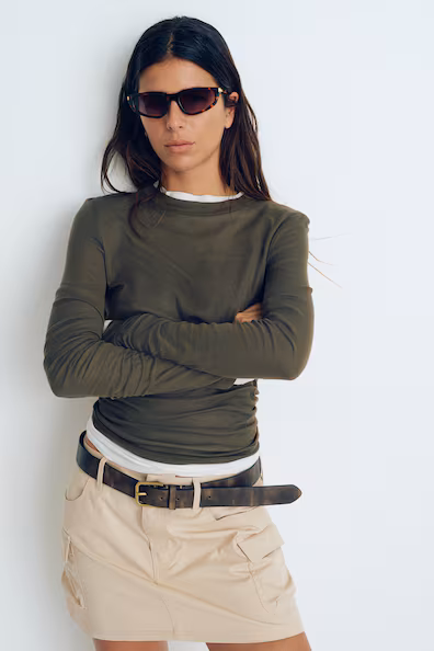 Солнечные очки угловатой формы H&M