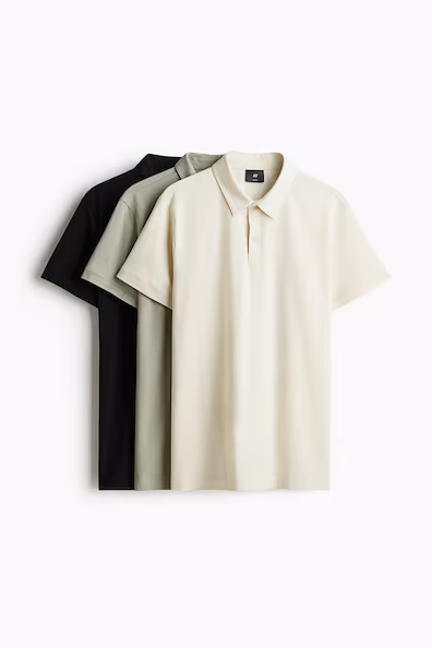 Набор из 3 поло SLIM FIT