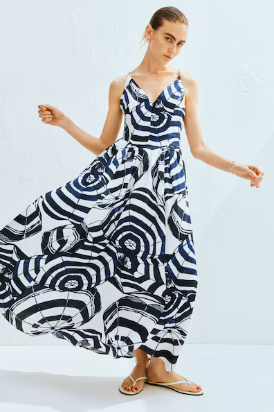 VESTIDO DE ALçAS COMPRIDO