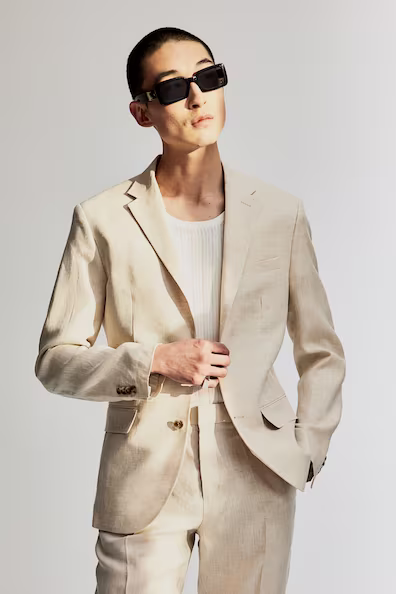 Пиджак SLIM FIT из льна