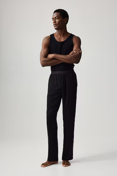 Брюки LOOSE FIT из атласа
