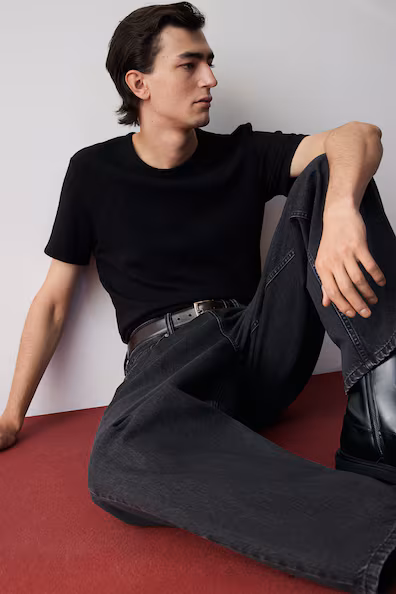 Футболка с текстурой SLIM FIT