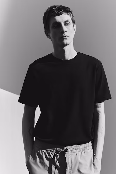 Футболка с текстурой REGULAR FIT