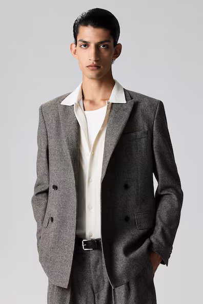 Пальто из шерстяной смеси с REGULAR FIT
