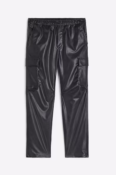 Брюки карго из покрытой ткани REGULAR FIT