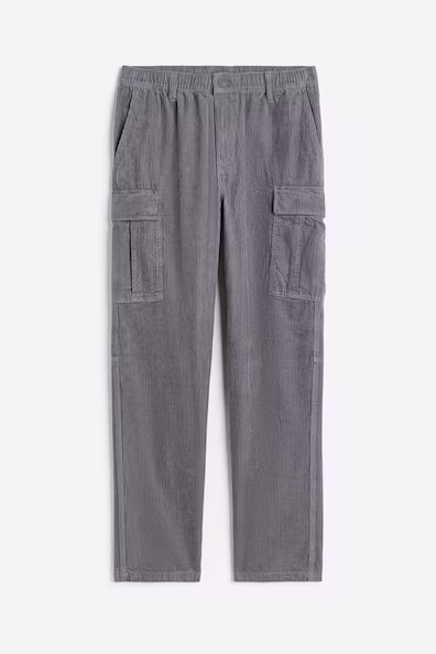 Брюки CARGO REGULAR FIT из бархатистой ткани