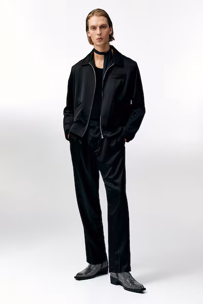 Пальто REGULAR FIT из атласа