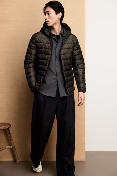 Легкое стеганое пальто SLIM FIT