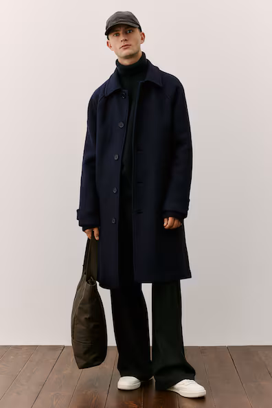 Пальто из шерстяной смеси REGULAR FIT