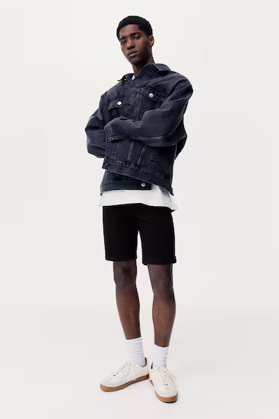Джинсовые шорты SLIM FIT