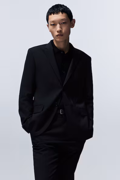 Пальто из шерстяной смеси SLIM FIT