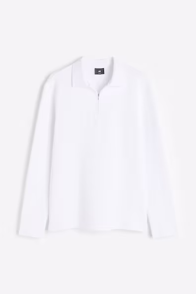 Поло из мягкого неопрена SLIM FIT с застежкой-молнией