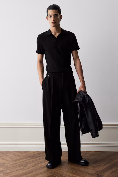Поло с текстурой SLIM FIT