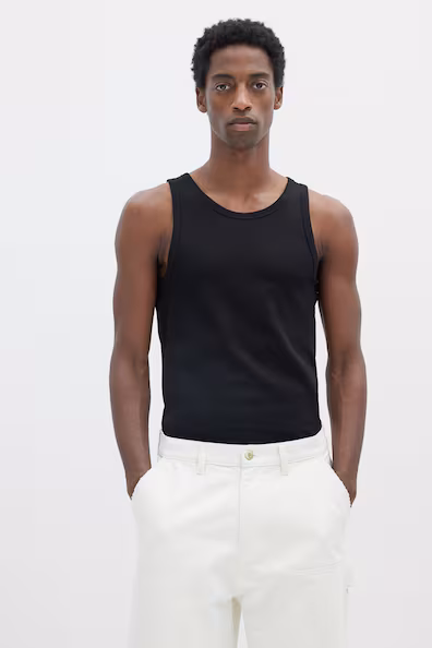 Пакет из 2 топов в рубчик SLIM FIT