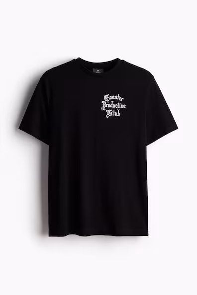 Футболка с принтом REGULAR FIT