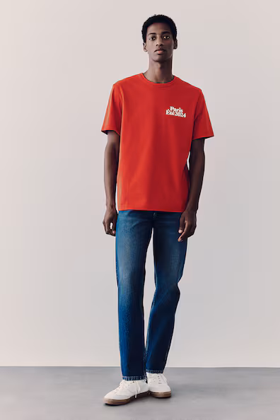 Футболка с принтом REGULAR FIT